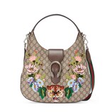 Gucci Dionysus embroidered medium GG Supreme hobo - view 2