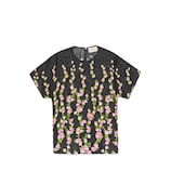 Gucci Climbing roses print silk top - view 2
