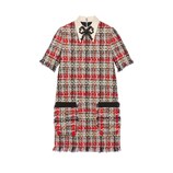 Gucci Embroidered multicolor tweed dress - view 2