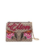 Gucci 〔ディオニュソス〕 フラワー エンブロイダリー スネークレザー ショルダーバッグ - view 2
