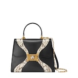 Gucci Iside leather and snakeskin top handle bag - view 2