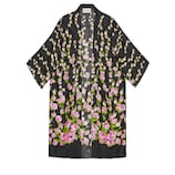 Gucci Climbing roses print pajama kimono - view 2