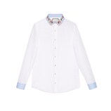 Gucci Chemise en popeline avec col brodé - view 2