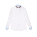 Gucci Poplin shirt with embroidered collar - view 2