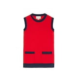 Gucci Top de Punto de Lana a Contraste - view 2