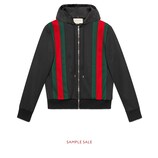 Gucci Technical jersey bomber with hood - view 2