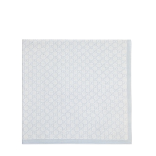 GG pattern wool baby blanket