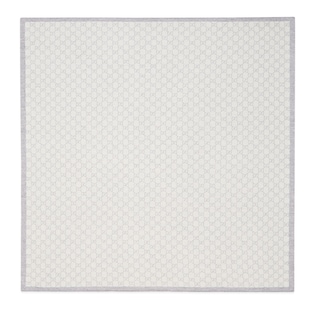 GG pattern wool baby blanket