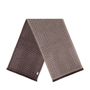 Wool GG jacquard scarf