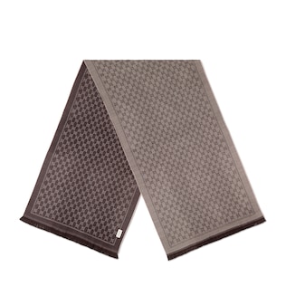 Écharpe en jacquard de laine GG