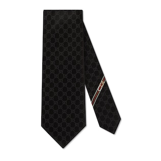 GG silk tie