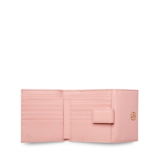 Leather french flap wallet