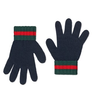 Children's wool gloves with Web