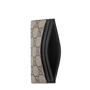 Tiger print GG Supreme card case
