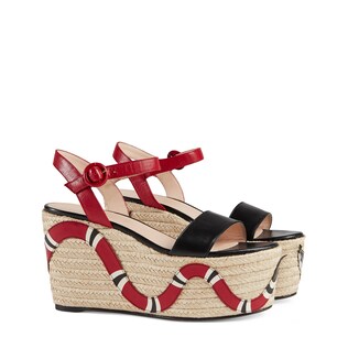 Leather Kingsnake espadrille