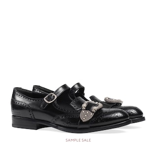 Queercore brogue monk shoe