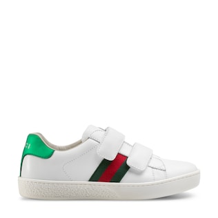 Children's Gucci Ace leather trainer