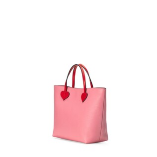 Children's leather hearts tote