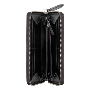 Portafoglio con cerniera in tessuto GG Supreme con Kingsnake