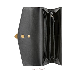 Sylvie leather continental wallet