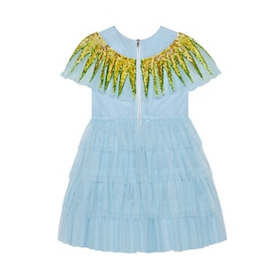 Children's tulle dress with sequins