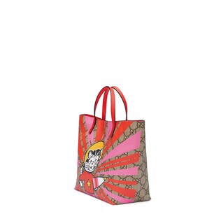 Children's GG rocket cat tote