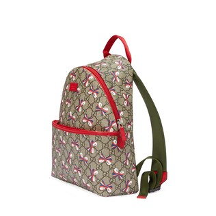 Kinder Rucksack mit GG und Sylvie Schleifen-Print