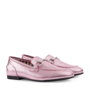 Mocassino Gucci Jordaan in pelle metallizzata