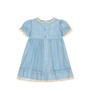 Baby silk and tulle dress