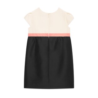 Children's cady dress with sequin embroidery