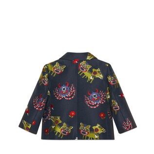 Baby monsters jacquard taffeta jacket