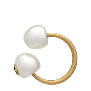 Single earring with pearls