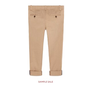 Children's gabardine trousers with Web