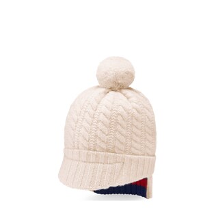 Children's cable-knitted hat with Web