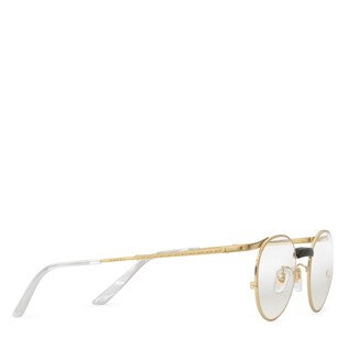 Round-frame metal glasses