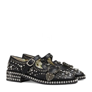 Queercore brogue shoe with crystals