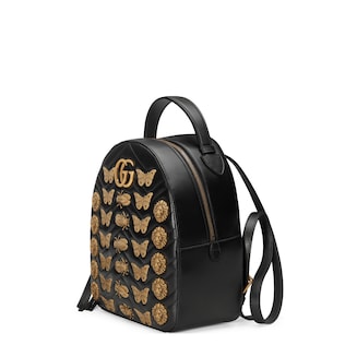 GG Marmont animal studs leather backpack