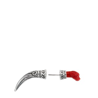 Anger Forest single earring with dog