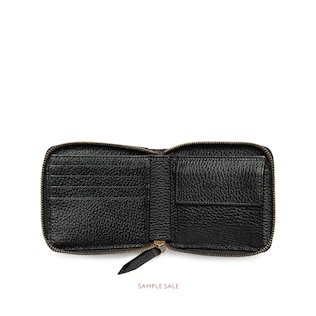 Leather coin wallet with UFO