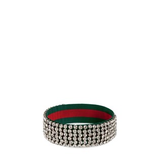 Web headband with crystals