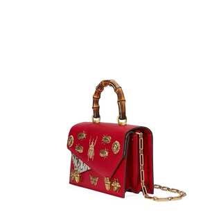 Ottilia leather small top handle