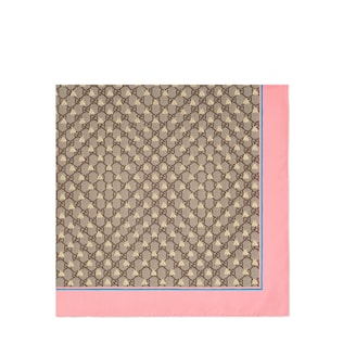 GG bees silk scarf