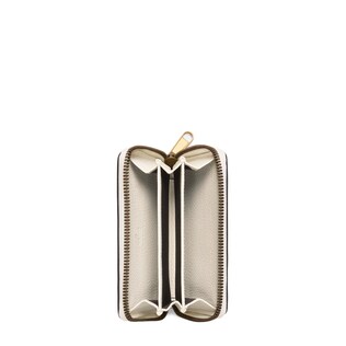 Porte-cartes en cuir imprimé Gucci