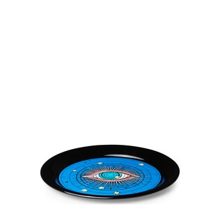 Star Eye medium round metal tray