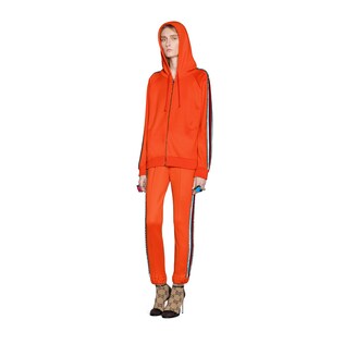 Technical jersey jogging pant