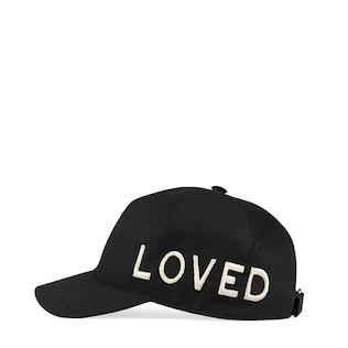 Embroidered canvas baseball hat
