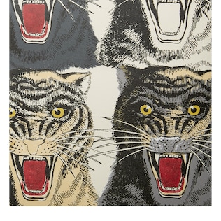 Tiger Face print wallpaper
