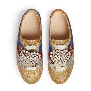 Falacer glitter sneaker with Web
