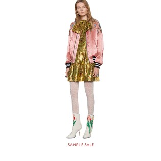 Reversible sequin acetate bomber