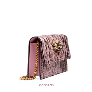 Mini sac Queen Margaret en peau de serpent